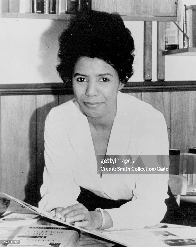 Lorraine Hansberry, With Books