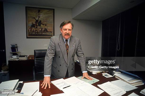 Ross Oakley, CEO of the AFL poses for a photo at AFL House held in Melbourne, Australia.