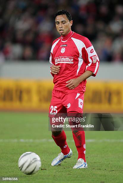 Antonio Da Silva of Mainz 05 during the Bundesliga match between VfB Stuttgart and Mainz 05 at the Gottlieb-Daimler-Stadium on February 19, 2006 in...