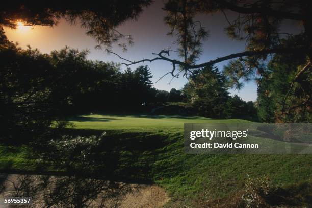 General view taken during a Pine Valley Golf Club photo shoot held in October 1996 at the Pine Valley Golf Club, in New Jersey, USA.