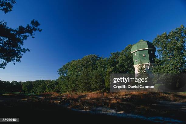 General view taken during a Pine Valley Golf Club photo shoot held in October 1996 at the Pine Valley Golf Club, in New Jersey, USA.