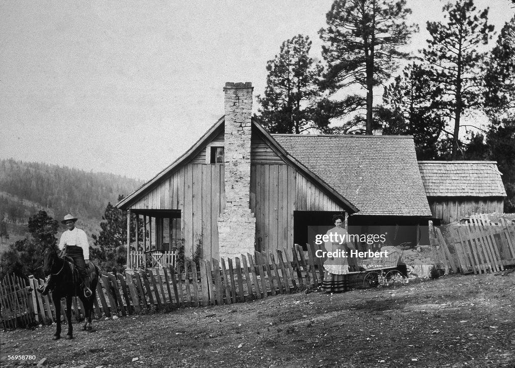 Old West Homestead Portrait