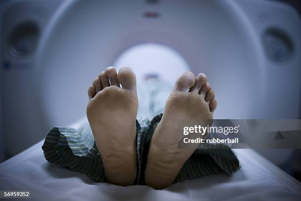 close-up of a person getting an cat scan - its a miracle stock pictures, royalty-free photos & images