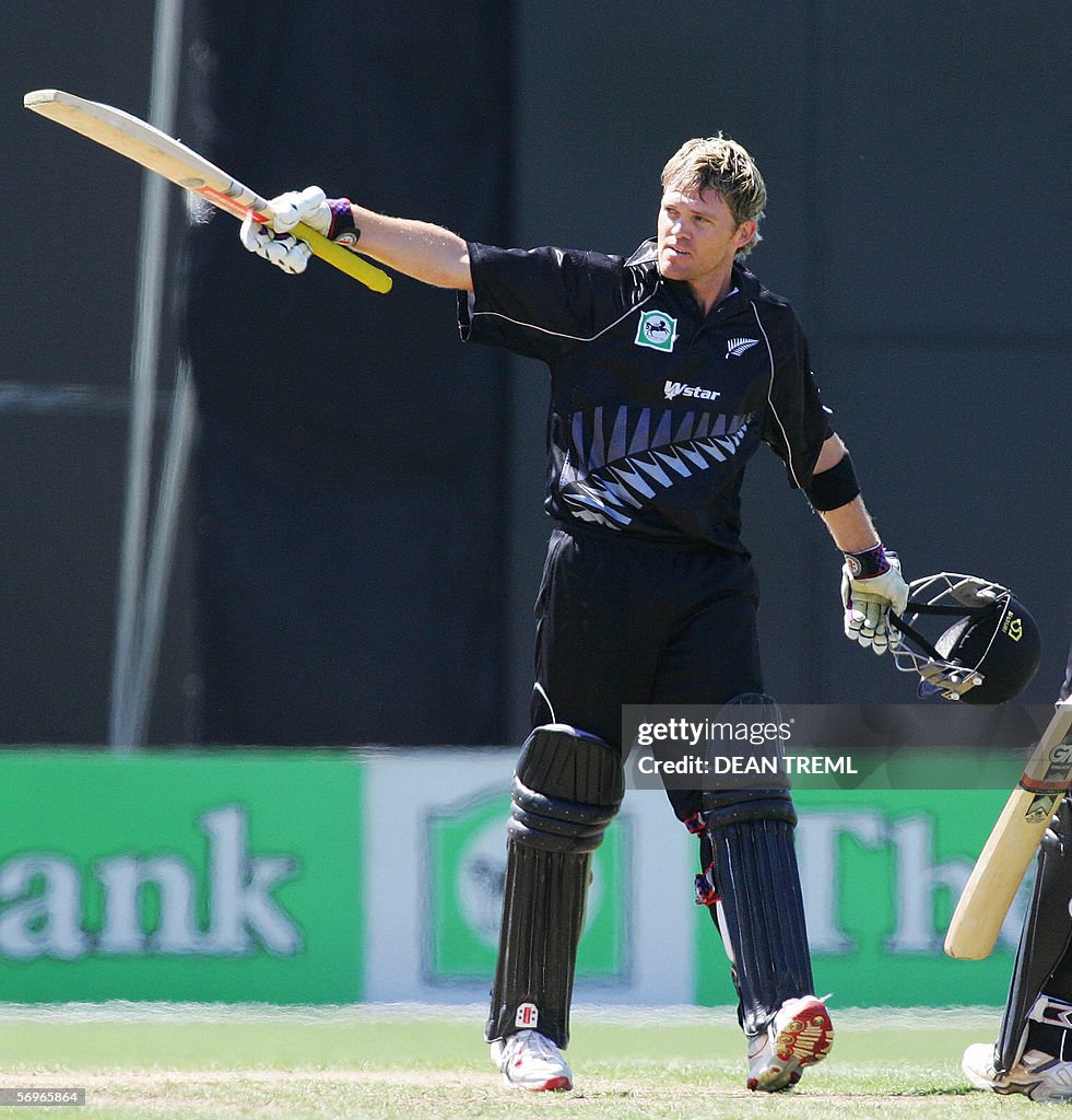 Lou Vincent of the New Zealand Black Cap