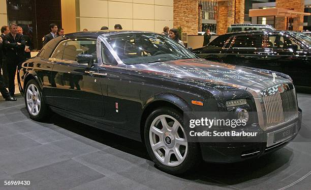 Rolls Royce 101EX is displayed at the 76th Geneva International Motor Show on March 1, 2006 in Geneva, Switzerland. The show features World and...