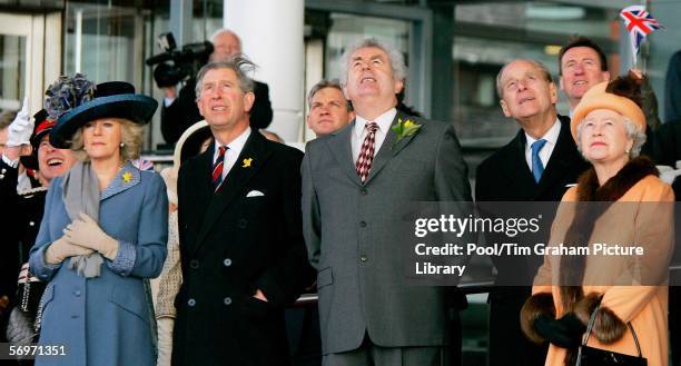 Queen Elizabeth II, Prince Philip, Duke of Edinburgh, Prince Charles, Prince of Wales and Camilla, Duchess of Cornwall are joined by First Minister...