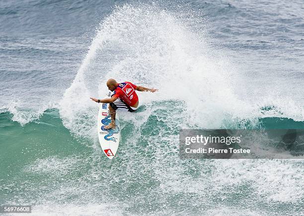 Jake Paterson of Australia competes in round two of the Quiksliver Pro at Snapper Rocks on March 2, 2006 on the Gold Coast, Australia.