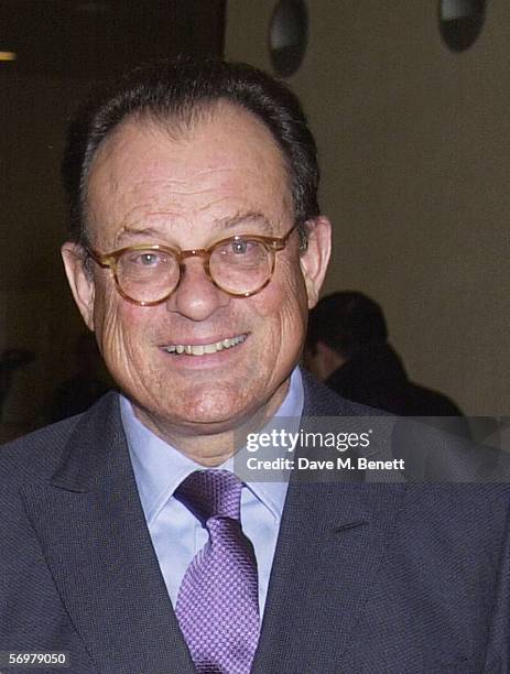 David Mills, husband of Culture Secretary Tessa Jowell, attends the presentation of the 2001 Turner Prize at the Tate Gallery on December 9, 2001 in...