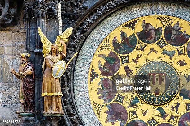 astronomical clock, prague - astronomical clock 個照片及圖片檔