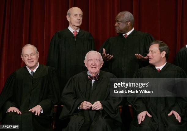 Justice Anthony M. Kennedy , Justice John Paul Stevens, Chief Justice John G. Roberts, Justice Antonin Scalia, , Justice David H. Souter. Justice...