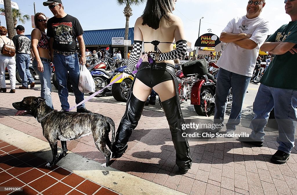 Motorcycle Madness Hits Daytona Beach During Bike Week