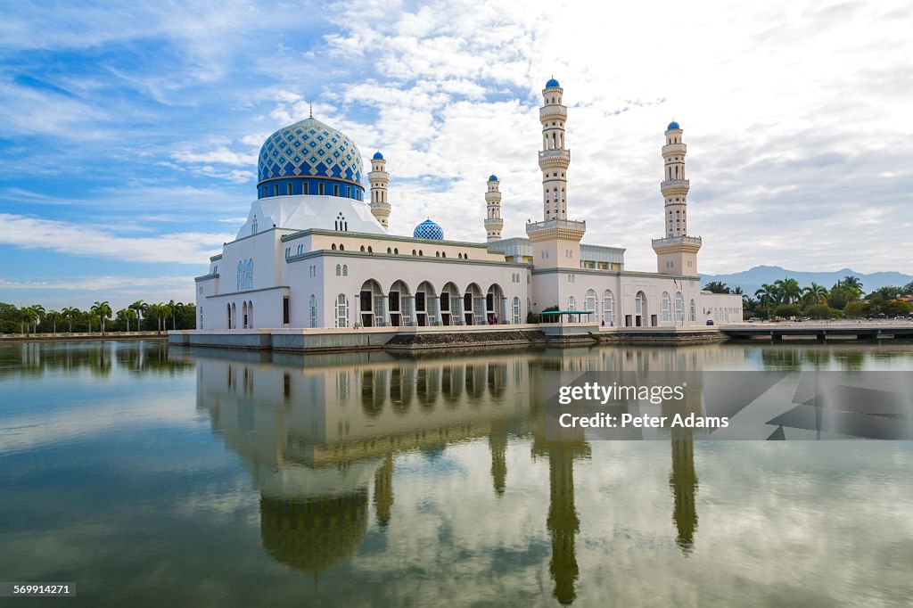 City Mosque at Likas Bay, Kota Kinabalu, Sabah