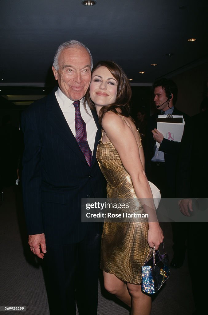 Leonard Lauder And Elizabeth Hurley
