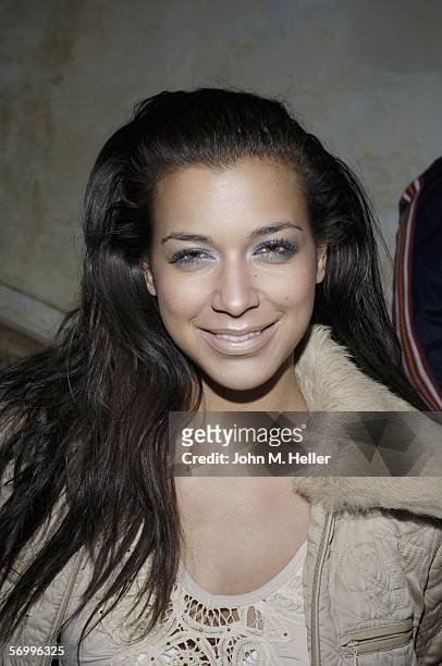 Jessica Hinterseer attends a luncheon for a special tribute to David LaChapelle's documentary Rize on March 3, 2006 in Los Angeles, California. The...