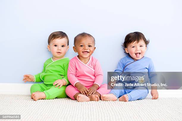 baby - baby boy and girl stockfoto's en -beelden