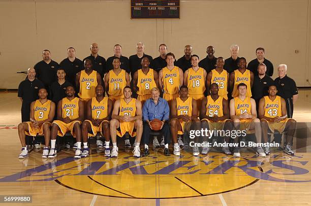 The Los Angeles Lakers Aaron McKie, Devin Green, Kobe Bryant, Luke Walton, Sasha Vujacic, Von Wafer, Smush Parker Devean George, Ronny Turiaf, Lamar...