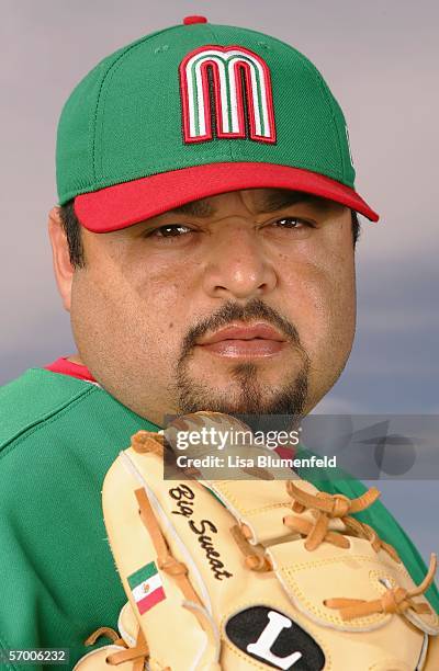 Pitcher Dennys Reyes of Mexico poses for a portrait during Photo Day for the World Baseball Classic on March 5, 2006 in Tucson, Arizona.
