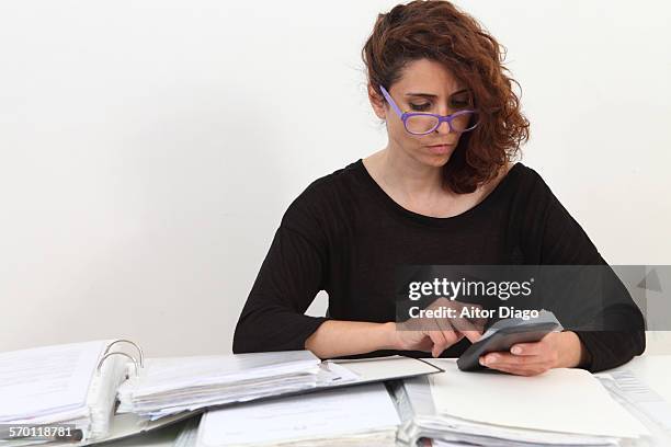 Calculation Woman Math Image 152 Algebra Calculator Stock Photos, High-Res Pictures, and Images ...