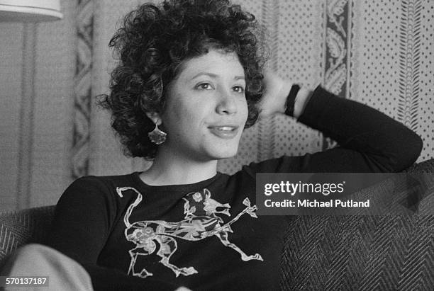 American singer-songwriter Janis Ian, London, 28th May 1976.