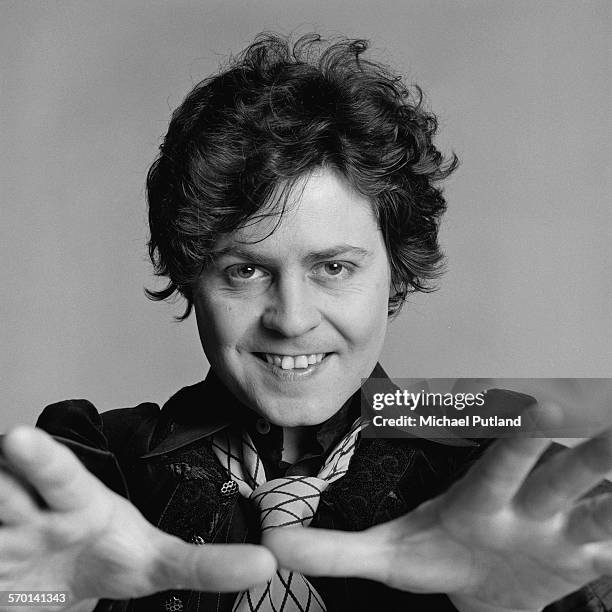 British singer and guitarist Marc Bolan of glam rock group T-Rex, London, 18th June 1976.