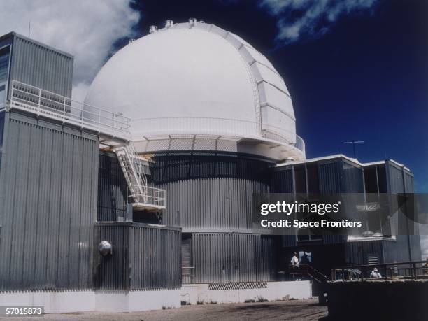 Telescope at the Kitt Peak National Observatory in Arizona, circa 1990.