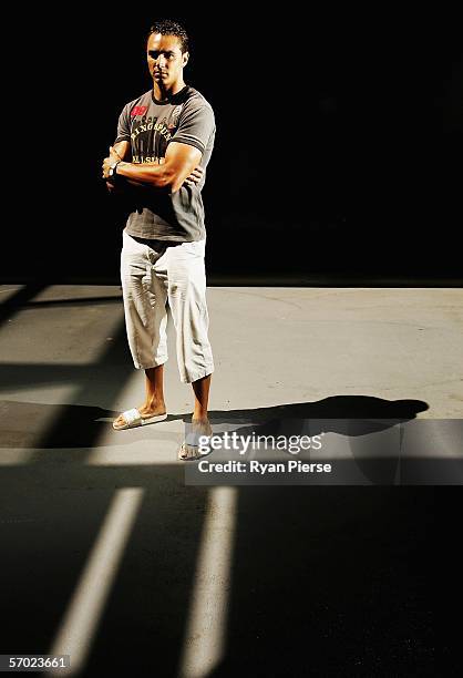 Australian runner Josh Ross poses during a media call at Albert Park March 8, 2006 in Melbourne, Australia.