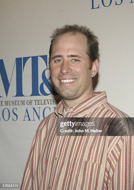 Actor Greg Garcia arrives at the Twenty-third Annual William S. Paley Television Festival on March 7, 2006 in Los Angeles, California. The festival...