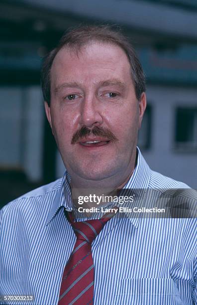 English comic actor, Gorden Kaye, circa 1985.