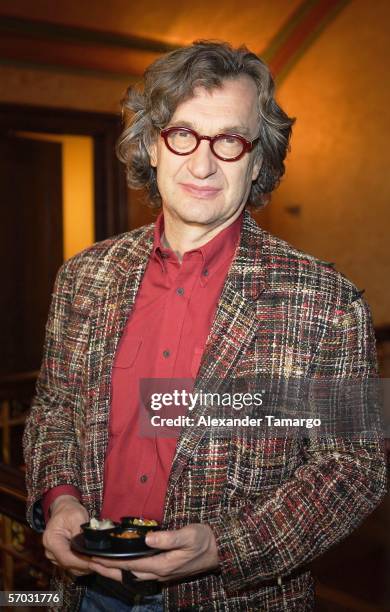 Wim Wenders attends the 2006 Miami International Film Festival at the Gusman Theatre on March 8, 2006 in Miami, Florida.This year the festival honors...