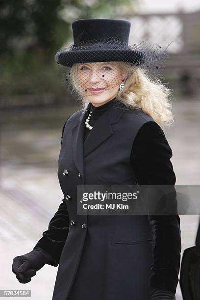 Princess Michael of Kent attends the second memorial service for Lord Lichfield, royal photographer and cousin of The Queen who died November 11 at...