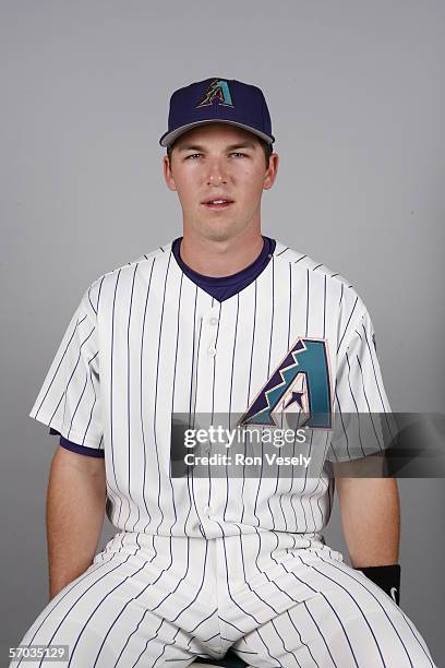 Stephen Drew of the Arizona Diamondbacks poses for a portrait during photo day at Tucson Electric Park on February 24, 2006 in Tucson, Arizona.