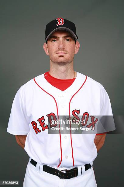 Matt Clement of the Boston Red Sox during photo day at City of Palms Park on February 26, 2006 in Ft. Myers, Florida.