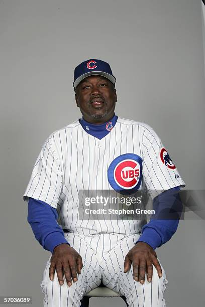 Gary Matthews of the Chicago Cubs during photo day at HoHoKam Park on February 24, 2006 in Mesa, Arizona.