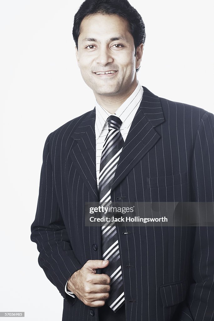 Portrait of a businessman smiling