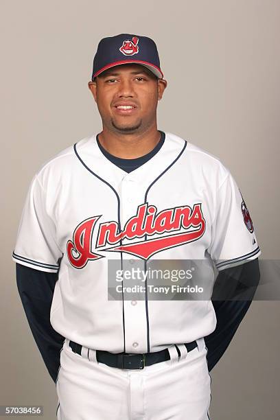 Andy Marte of the Cleveland Indians during photo day at Chain of Lakes Park on February 28, 2006 in Winter Haven, Florida.