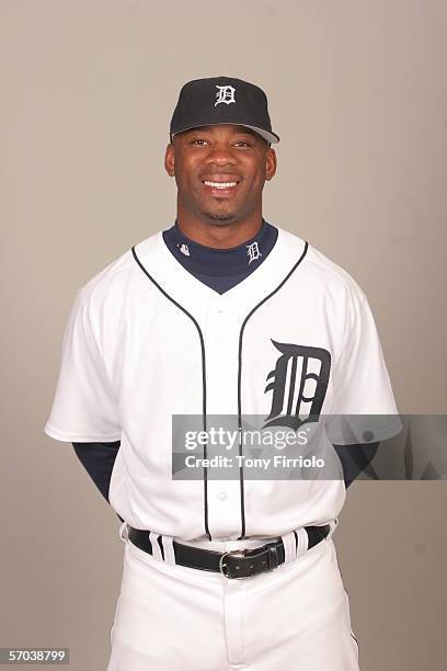 Craig Monroe of the Detroit Tigers during photo day at Marchant Stadium on February, 26 2006 in Lakeland, Florida.