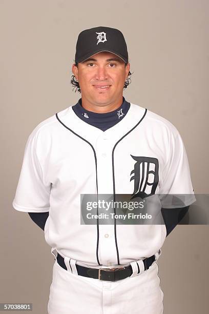 Magglio Ordonez of the Detroit Tigers during photo day at Marchant Stadium on February, 26 2006 in Lakeland, Florida.