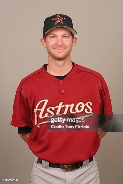 Adam Everett of the Houston Astros during photo day at Osceola County Stadium on February 25, 2006 in Kissimmee, Florida.