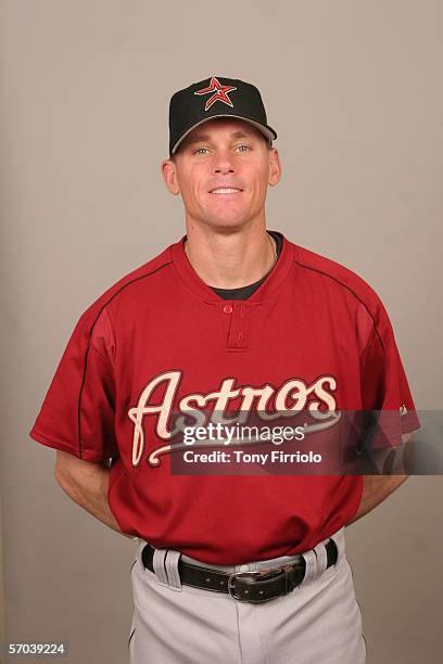 Craig Biggio of the Houston Astros during photo day at Osceola County Stadium on February 25, 2006 in Kissimmee, Florida.