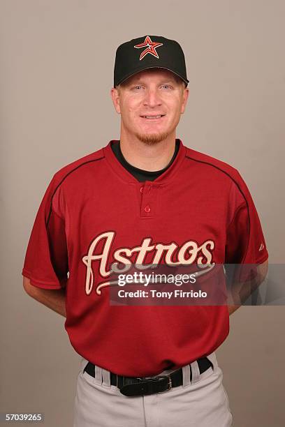 Mike Gallo of the Houston Astros during photo day at Osceola County Stadium on February 25, 2006 in Kissimmee, Florida.