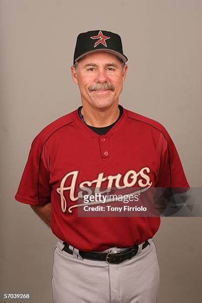 Phil Garner of the Houston Astros during photo day at Osceola County Stadium on February 25, 2006 in Kissimmee, Florida.