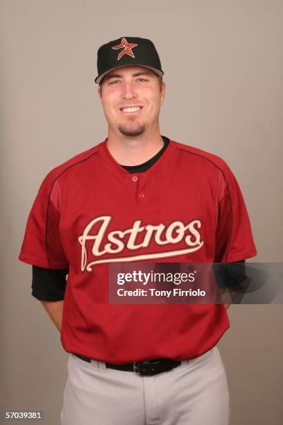 Chad Qualls of the Houston Astros during photo day at Osceola County Stadium on February 25, 2006 in Kissimmee, Florida.