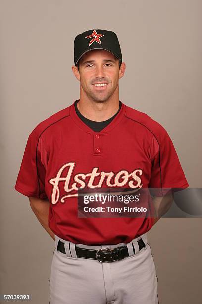 Brad Ausmus of the Houston Astros during photo day at Osceola County Stadium on February 25, 2006 in Kissimmee, Florida.