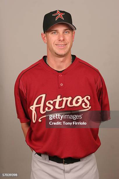 Brandon Backe of the Houston Astros during photo day at Osceola County Stadium on February 25, 2006 in Kissimmee, Florida.