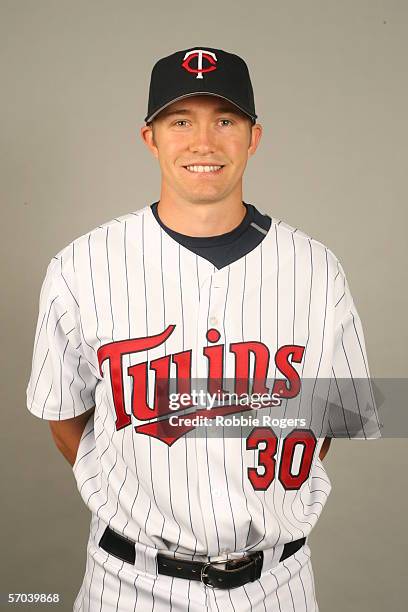 Scott Baker of the Minnesota Twins during photo day at Hammond Stadium on February 27, 2007 in Ft. Myers, Florida.