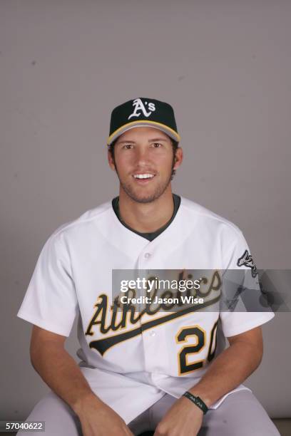 Huston Street of the Oakland Athletics during photo day at Phoenix Stadium on February 27, 2006 in Phoenix, Arizona.