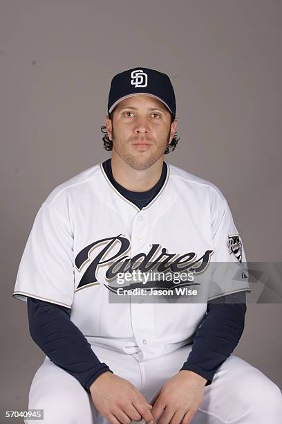 Mark Bellhorn of the San Diego Padres during photo day at Peoria Stadium on February 26, 2006 in Peoria, Arizona.