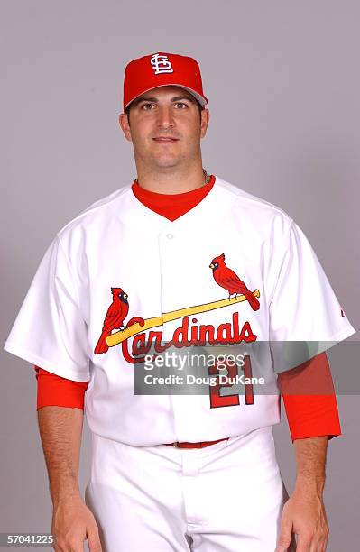 Jason Marquis of the St. Louis Cardinals during photo day at Roger Dean Stadium on February 28, 2006 in Jupiter, Florida.