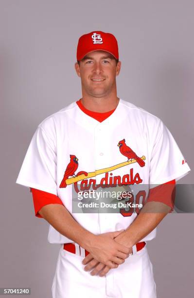 Mark Mulder of the St. Louis Cardinals during photo day at Roger Dean Stadium on February 28, 2006 in Jupiter, Florida.