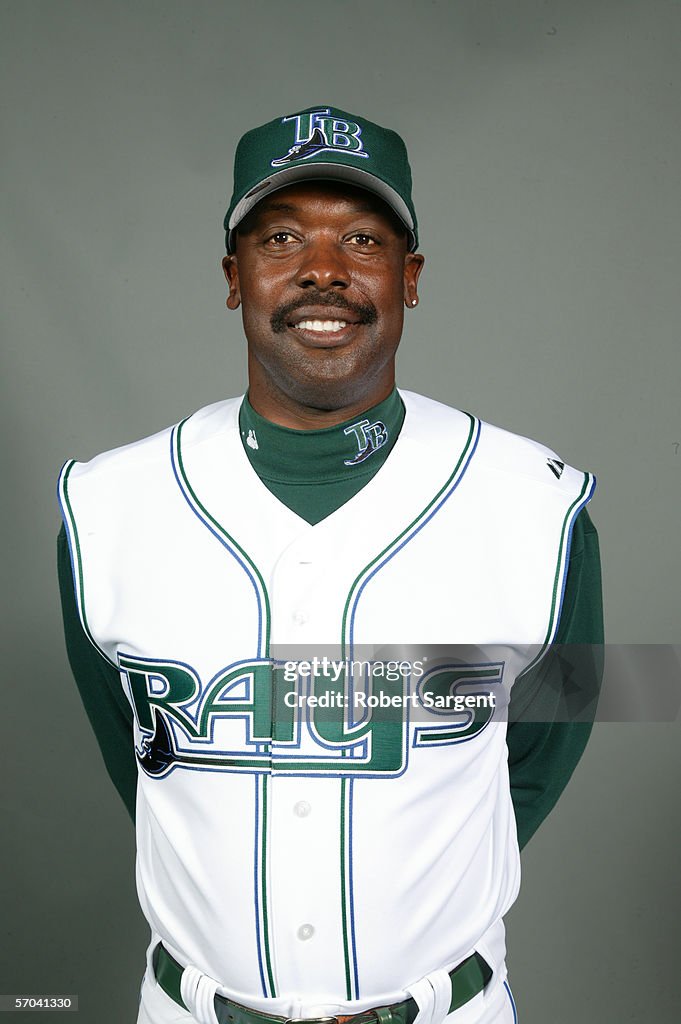 Al Reyes Devil Rays George Hendrick of the Tampa Bay Devil Rays during photo day at... News ...